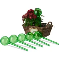 Relaxdays Bewässerungskugeln 6er Set HxD 28 x 8 cm