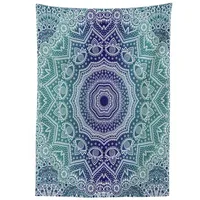 ABAKUHAUS Mandala Tischdecke, Ombre Tribe, Wasserfest Waschbar mit Klar