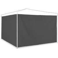 Relaxdays Pavillon, 2er Set, HxB: 2x3 m, Seitenwände ohne