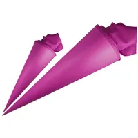 Ludwig Bähr URSUS Schultüten Bastel-Schultüte mit Filzmanschette, eosin, Höhe: