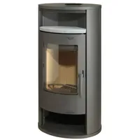 THERMIA Kaminofen Olympus V1 Stahl gussgrau 7 kW