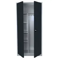 Lüllmann Spind Kleiderspind komplett montiert anthrazit 180x80x38,3cm (HxBxT) Metallschrank