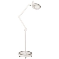 Lumeno LED Lupenleuchte 7213GR Lupenlampe mit 127 mm Echtglaslinse,