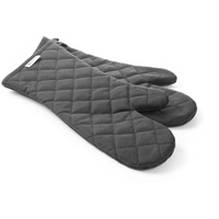 HENDI Grillhandschuhe 380 mm Baumwolle schwarz