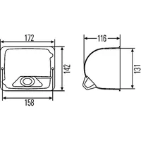 Hella Gehäuse, Hauptscheinwerfer