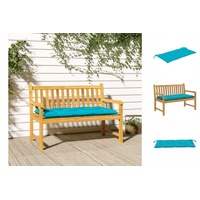 VidaXL Gartenbank-Auflage Türkis 100x50x7 cm Oxford-Gewebe