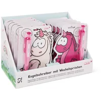 NICI 45703 Kugelschreiber mit Wechselsprüchen auf Header Card