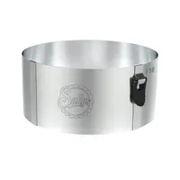 Sallys Tortenring 10 cm Edelstahl Silber
