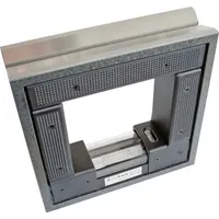 ROECKLE Rahmen-Richtwasserwaage 150x150mm/0,02mm/m