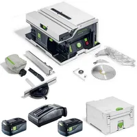 Festool Akku Tischkreissäge CSC SYS 50 EBI-Basic + 2xAkku