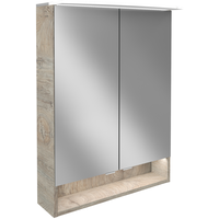 Fackelmann Spiegelschrank B.Style Eiche Natur 60 cm mit Softclose