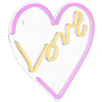 GLOBO LED-Wandleuchte Love Kunststoff