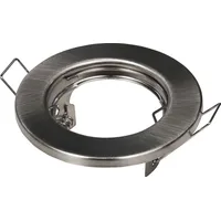 McShine Einbaurahmen McShine ER-80 Edelstahl gebürstet, Ø80mm, starr