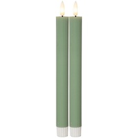 Star Trading Star Trading, LED Stabkerze Flamme Stripe 2er-Set