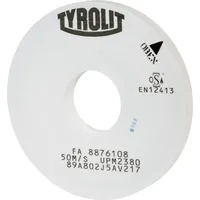 TYROLIT Präzisions-Außenrund-Schleifscheibe DxTxH (mm), 300x40x76,2