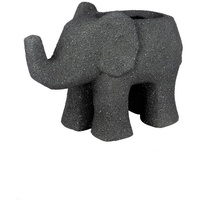 Gilde Übertopf »Pflanztopf Elefant«, (1 St.), grau