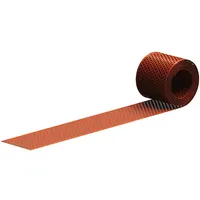 Sarei Vogelschutz- Lüftungsgitter Kunststoff (PVC), Länge: 500 mm, rot