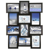 The Wall Bilderrahmen Multi Collage 12 Fotos, schwarz, 60