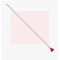Addi Tunesische Häkelnadel 4 mm grau 30 cm
