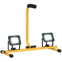 VidaXL LED-Fluter mit Handgriff 2x10 W Kaltweiß
