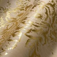 KUNSTLOFT Architects Paper Vliestapete Metallic Silk, Barock Tapete goldfarben