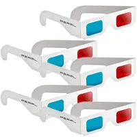Pearl 3D-Brillen rot/Cyan im praktischen 5er-Spar-Paket