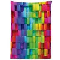 ABAKUHAUS Bunt Tischdecke, Rainbow Color, Druck mit Klaren Farben