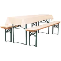 TexDeko Bierbankauflage 220 x 25 x 4 cm creme