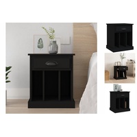 VidaXL Nachttisch Schwarz 43x36x50 cm