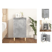 VidaXL Nachttisch Betongrau 40x35x70 cm Holzwerkstoff