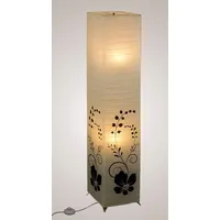 Trango LED Stehlampe 1210L, Design Standlampe 1210L GREECE Reispapierlampe