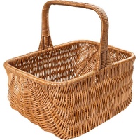 Creative Home Einkaufskorb Weidenkorb mit Henkel Picknickkorb | 42