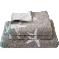 Dyckhoff Maritim Starfish Handtuch 50 x 100 cm grau