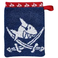 Dyckhoff Capt'n Sharky Waschhandschuh 16 x 21 cm blau