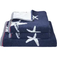 Dyckhoff Maritim Starfish Handtuch 50 x 100 cm blau