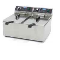 MAXIMA Fritteuse – 2 x 11L – 2 Körbe