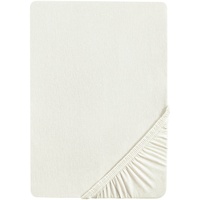 Biberna Jersey-Spannbetttuch 0077155 grau 1x 90x190 cm - 100x200
