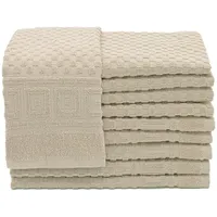 ZOLLNER Gästehandtuchset 10-tlg. braun