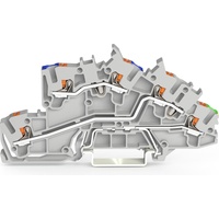 WAGO 2203-7646 Installationsetagenklemme, mit Drücker, 2, 5 grau