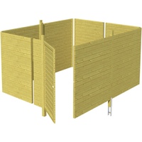 SKANHOLZ Skan Holz Abstellraum C4 für Carports - Profilschalung-farblich