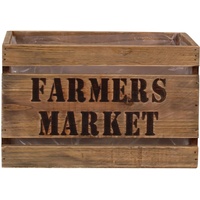 Tegawo Holzkiste Farmers Market 20 cm x 13,5 cm