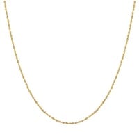 Glanzstücke München Halskette Sterling Silber in Gelbgold 50 cm