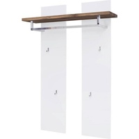 XXXLutz Wandgarderobe MURIO (BHT 91x135x25 cm, - weiß