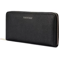 Frentree Clutch Geldbörse Damen Portemonnaie schwarz