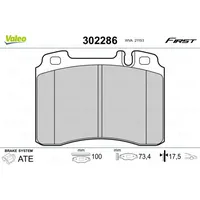 Valeo Bremsbelagsatz, Scheibenbremse