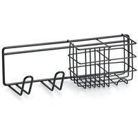 Zeller Badregal schwarz, 27x7,8x8cm