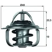 Mahle Thermostat Kühlmittel [Hersteller-Nr. TX583D] für Ford Puma Fiesta