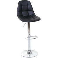 Mendler 2er-Set Barhocker HWC-A67, Barstuhl Tresenhocker, MVG-zertifiziert ~ schwarz,