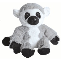 Wild Republic 15038 Hug 'ems Plüschtier, Kuscheltier, Ringelschwanz Lemur,