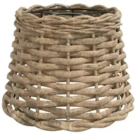 VidaXL Lampenschirm Braun Ø20x15 cm Korbweide